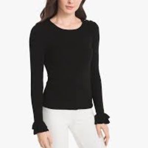 EUC WHBM ruffle sleeve sweater